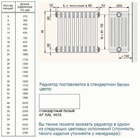 Особенности секционных радиаторов